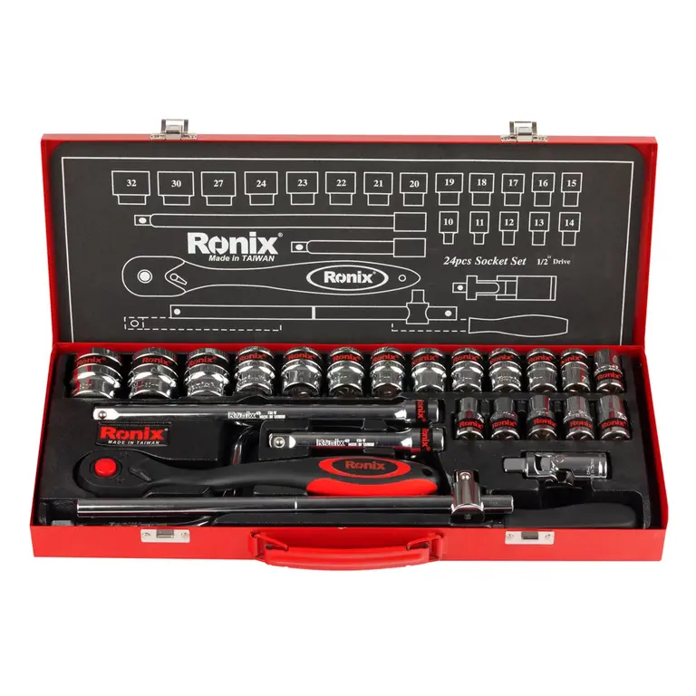 مجموعه بکس 24 عددی 1/2 اینچ مدل : RH-2624